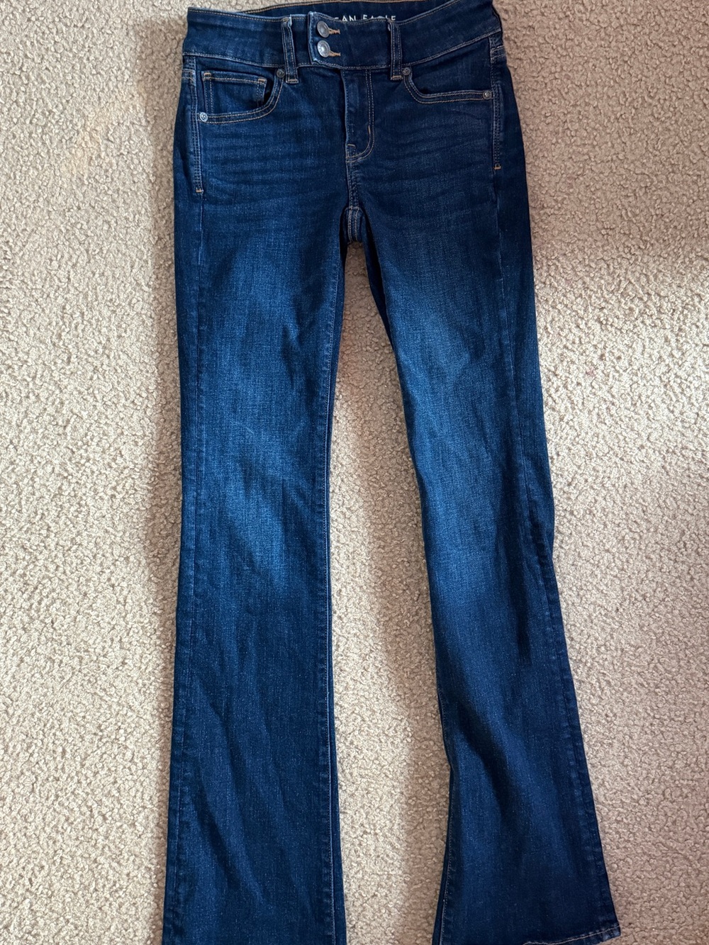 American Eagle Outfitters Dark Blue Flare Jeans